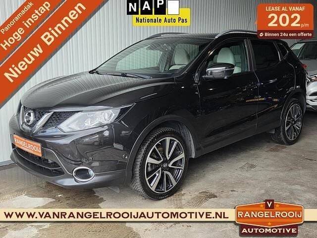 Zwart Gebruikt 2016 Nissan Qashqai Tekna SUV | € 12.495 (Eerlijke prijs) - Afbeelding 1/4