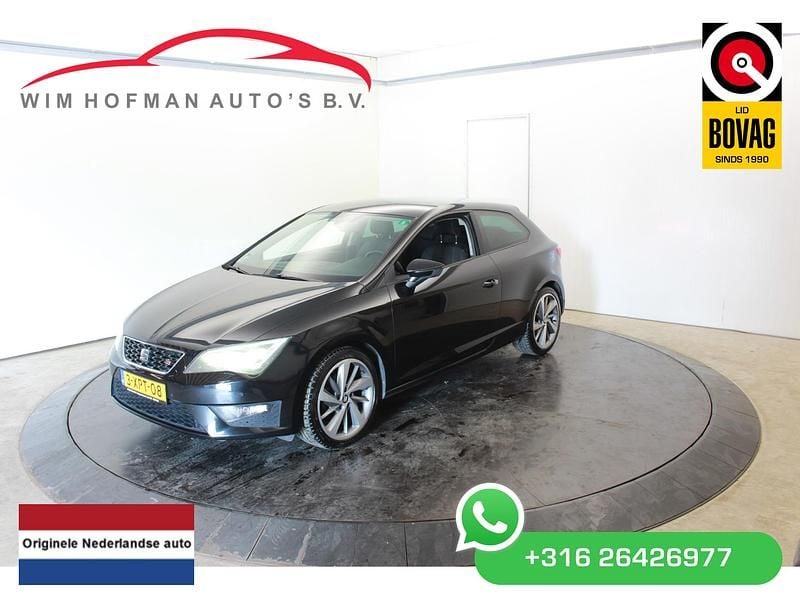 Zwart Gebruikt 2014 Seat Leon Business Coupé | € 7.745 (Eerlijke prijs) - Afbeelding 1/4
