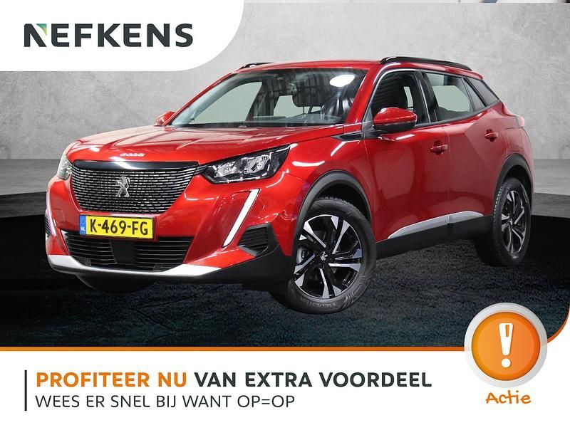 Rood Occasion 2020 Peugeot 2008 Allure SUV | € 16.425 (Eerlijke prijs) - Afbeelding 1/4