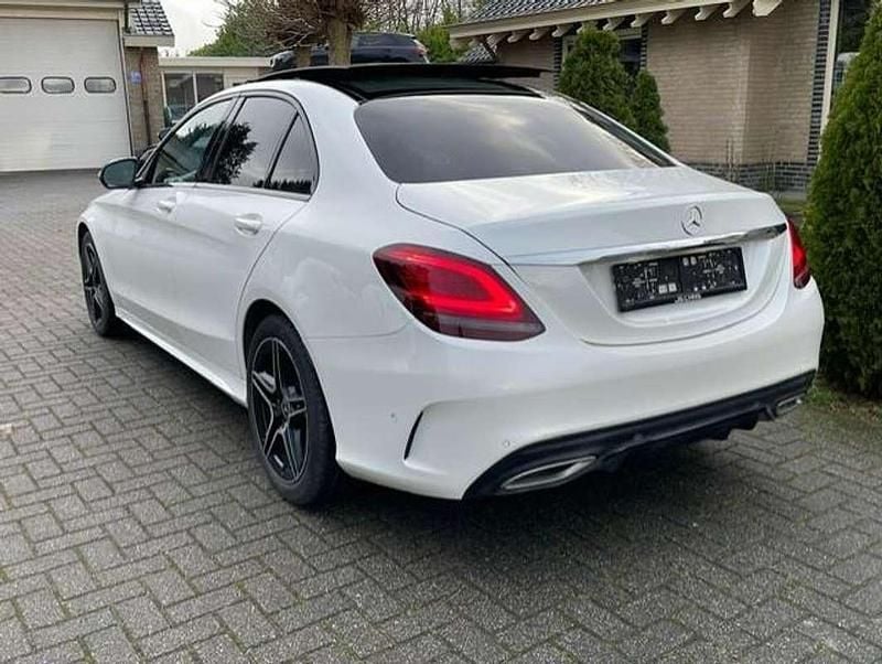 Occasion Mercedes C200 AMG line 160 PK (117 kW) 2020 Wit Sedan