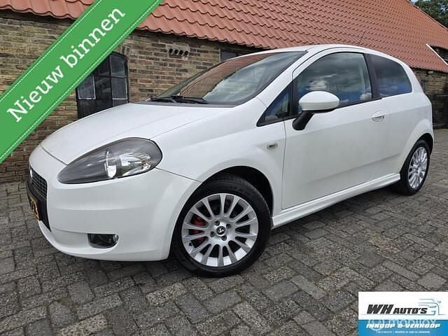 Wit Gebruikt 2009 Fiat Grande Punto Dynamic Hatchback | € 1.999 (Eerlijke prijs) - Afbeelding 1/4