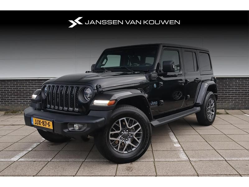 Zwart Gebruikt 2021 Jeep Wrangler Unlimited 80th Anniversary SUV | € 56.900 (Goede deal) - Afbeelding 1/4