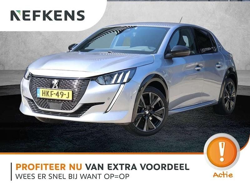 Grijs Gebruikt 2021 Peugeot 208 GT Hatchback | € 17.400 (Eerlijke prijs) - Afbeelding 1/3