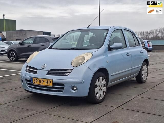 Blauw Occasion 2005 Nissan Micra Tekna Hatchback | € 999 (Goede deal) - Afbeelding 1/4