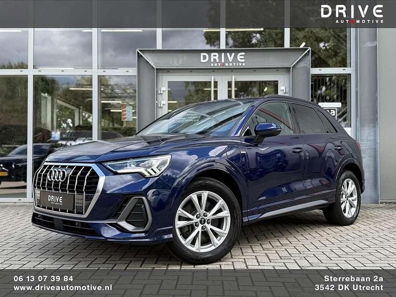 Blauw Gebruikt 2022 Audi Q3 S-Line SUV | € 33.900 (Super prijs) - Afbeelding 1/4