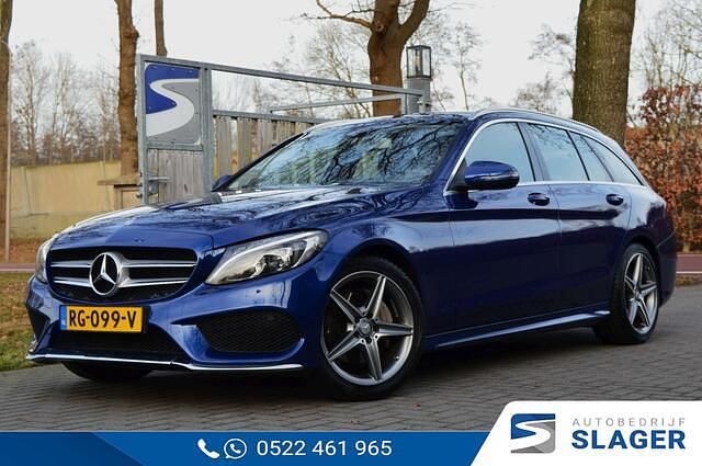 Blauw Occasion 2016 Mercedes C200 Ambition Stationwagen | € 20.950 (Iets duurder) - Afbeelding 1/4
