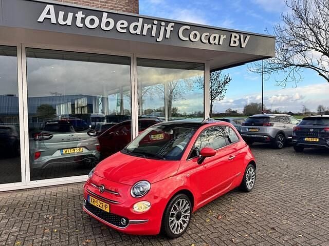 Rood Gebruikt 2019 Fiat 500 Lounge Hatchback | € 9.750 (Goede deal) - Afbeelding 1/4