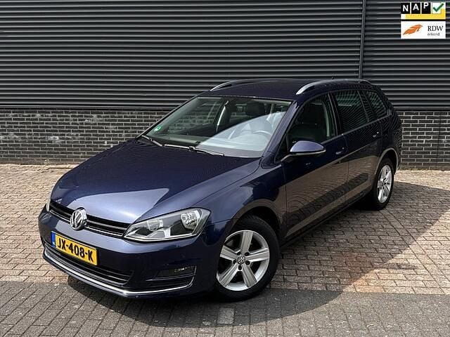 Blauw Gebruikt 2016 VW Golf VII Stationwagen | € 9.200 (Eerlijke prijs) - Afbeelding 1/4