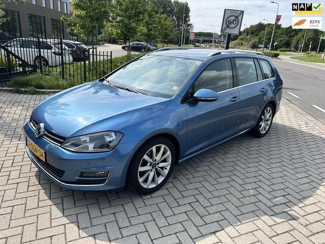 Blauw Gebruikt 2013 VW Golf VII Highline Stationwagen | € 6.995 (Goede deal) - Afbeelding 1/4