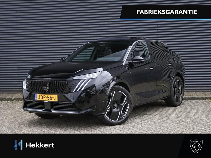 Zwart Nieuw 2025 Peugeot e-3008 Dual Motor SUV | € 59.040 - Afbeelding 1/4