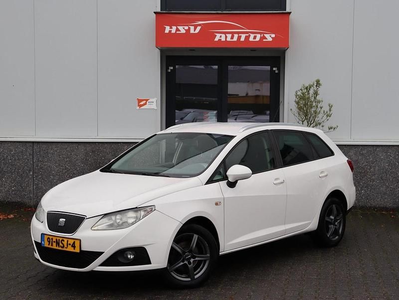 Wit Gebruikt 2010 Seat Ibiza ST Ecomotive Stationwagen | € 1.450 (Eerlijke prijs) - Afbeelding 1/3