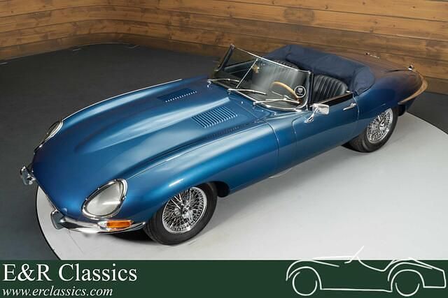 Blauw Gebruikt 1961 Jaguar E-Type S Cabriolet | € 199.950 - Afbeelding 1/4