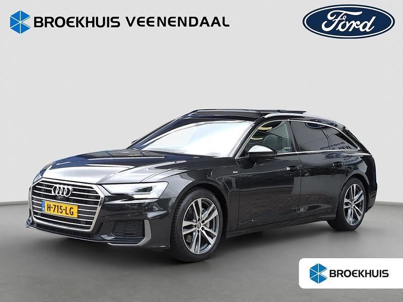 Grijs Gebruikt 2020 Audi A6 S-Line Stationwagen | € 37.890 (Eerlijke prijs) - Afbeelding 1/4