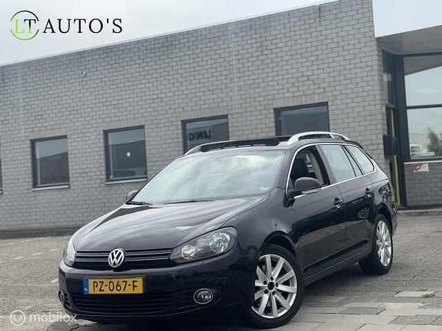 Zwart Gebruikt 2010 VW Golf VI Highline Stationwagen | € 3.999 (Goede deal) - Afbeelding 1/4