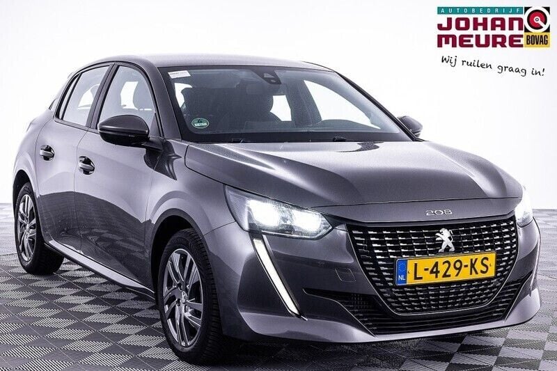 Grijs Gebruikt 2021 Peugeot 208 Active Hatchback | € 17.990 (Eerlijke prijs) - Afbeelding 1/4