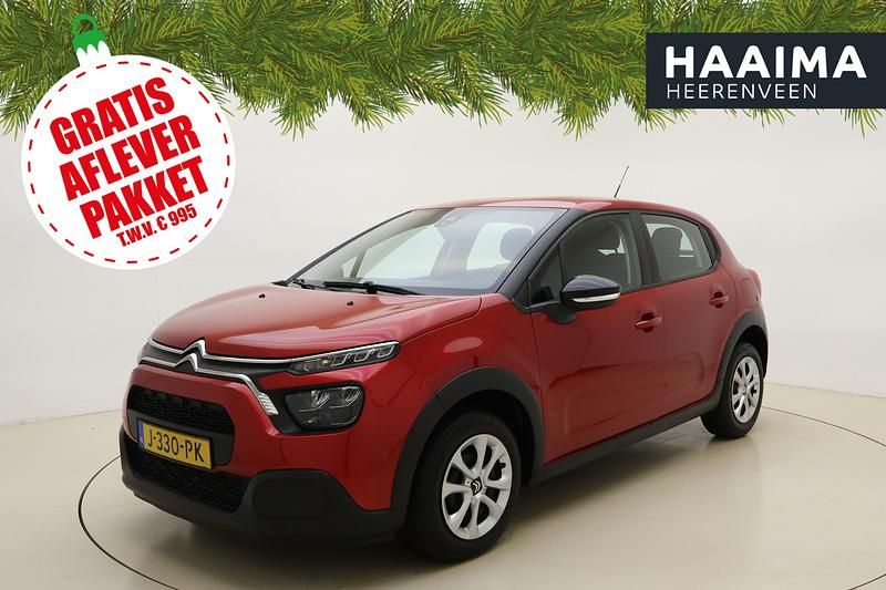 Rood Gebruikt 2020 Citroën C3 Live Hatchback | € 10.950 (Eerlijke prijs) - Afbeelding 1/4
