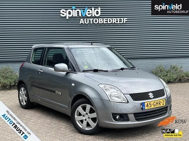 Grijs Gebruikt 2008 Suzuki Swift Exclusive Hatchback | € 4.499 (Iets duurder) - Afbeelding 1/4