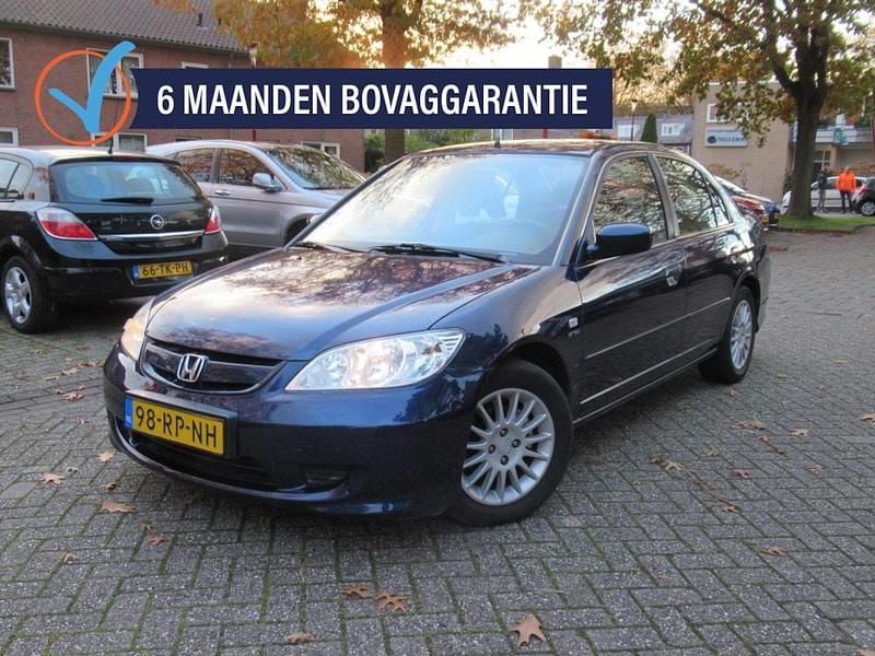 Blauw (metallic) Gebruikt 2005 Honda Civic Sedan | € 4.500 - Afbeelding 1/4