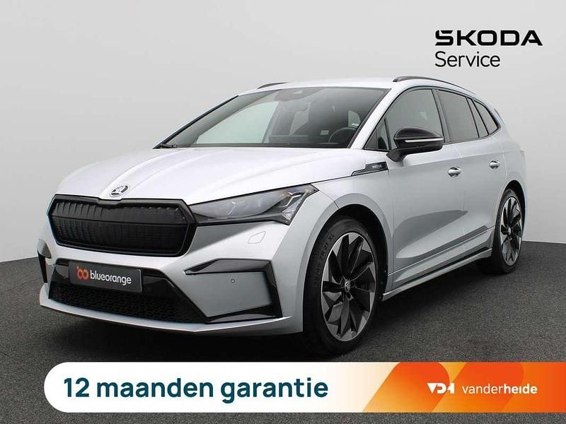 Grijs Gebruikt 2021 Skoda Enyaq iV SportLine SUV | € 25.900 (Duur) - Afbeelding 1/3