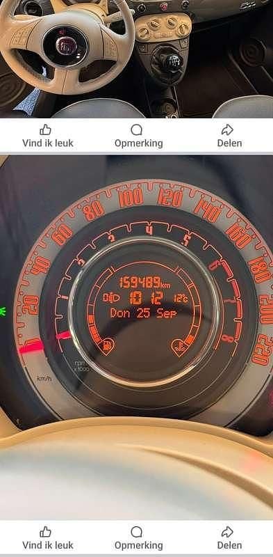 Grijs Occasion 2011 Fiat 500 Lounge Hatchback | € 3.800 (Goede deal) - Afbeelding 1/4