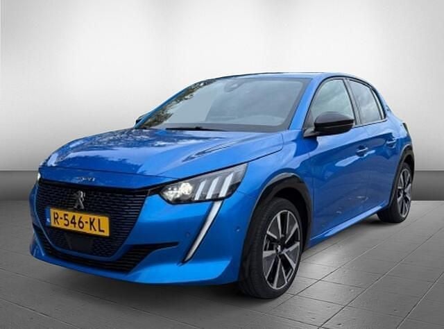 Blauw Gebruikt 2022 Peugeot e-208 GT Hatchback | € 15.900 (Eerlijke prijs) - Afbeelding 1/4