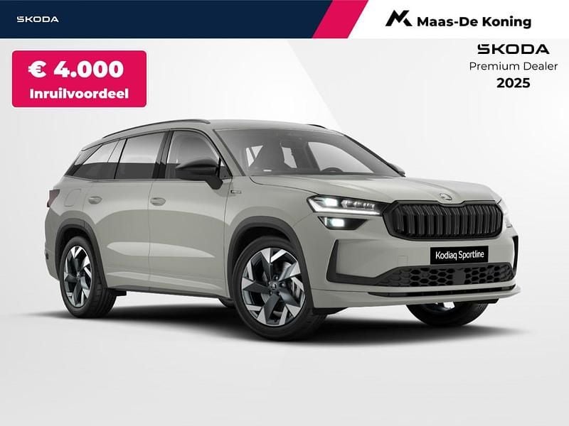 Grijs Nieuw 2025 Skoda Kodiaq Business Line SUV | € 53.490 (Goede deal) - Afbeelding 1/4