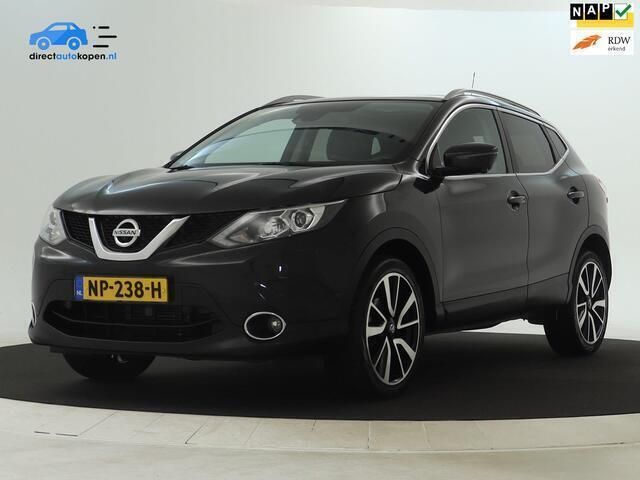 Zwart Gebruikt 2017 Nissan Qashqai Tekna SUV | € 15.495 (Eerlijke prijs) - Afbeelding 1/4