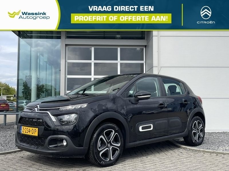 Zwart Gebruikt 2024 Citroën C3 PureTech Hatchback | € 16.390 (Eerlijke prijs) - Afbeelding 1/4