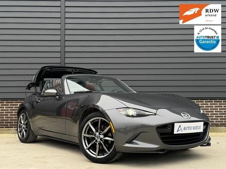 Grijs Occasion 2017 Mazda MX5 Cabriolet | € 19.900 (Eerlijke prijs) - Afbeelding 1/4