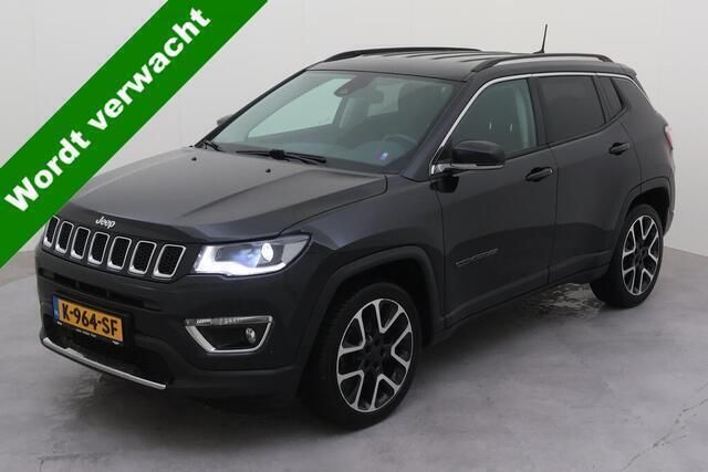 Zwart Gebruikt 2021 Jeep Compass Limited SUV | € 20.900 (Eerlijke prijs) - Afbeelding 1/4