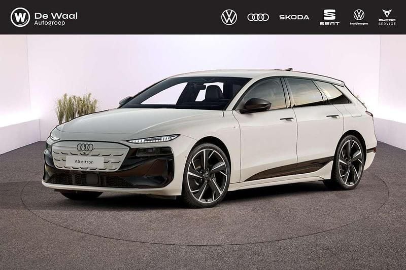 Beige Nieuw 2025 Audi A6 e-tron S-Line Stationwagen | € 71.280 (Eerlijke prijs) - Afbeelding 1/4