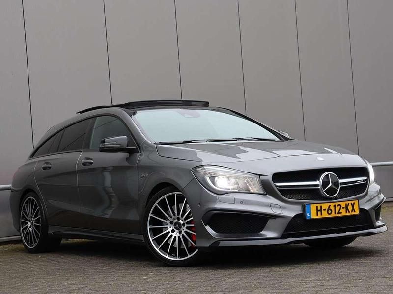 Occasion Mercedes CLA45 AMG Shooting Brake AMG 362 PK (266 kW) 2015 Grijs Stationwagen