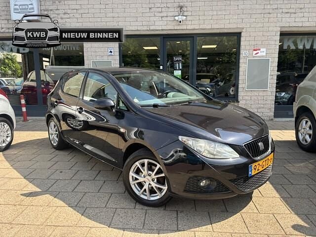 Zwart Gebruikt 2008 Seat Ibiza Hatchback | € 3.950 (Eerlijke prijs) - Afbeelding 1/4