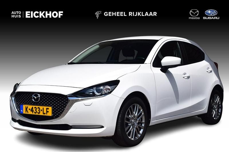 Wit metallic Gebruikt 2021 Mazda 2 Style Hatchback | € 15.950 (Eerlijke prijs) - Afbeelding 1/4