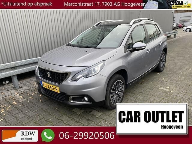 Grijs Gebruikt 2017 Peugeot 2008 Active SUV | € 7.450 (Super prijs) - Afbeelding 1/4