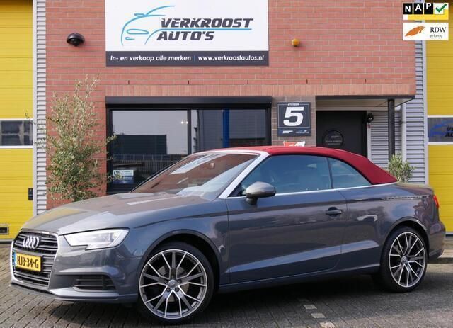 Grijs, metallic lak Gebruikt 2018 Audi A3 Cabriolet Proline Cabriolet | € 18.950 (Eerlijke prijs) - Afbeelding 1/4