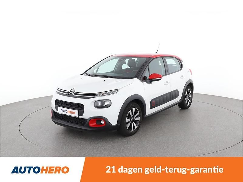 Wit Gebruikt 2019 Citroën C3 PureTech Hatchback | € 13.949 (Eerlijke prijs) - Afbeelding 1/4