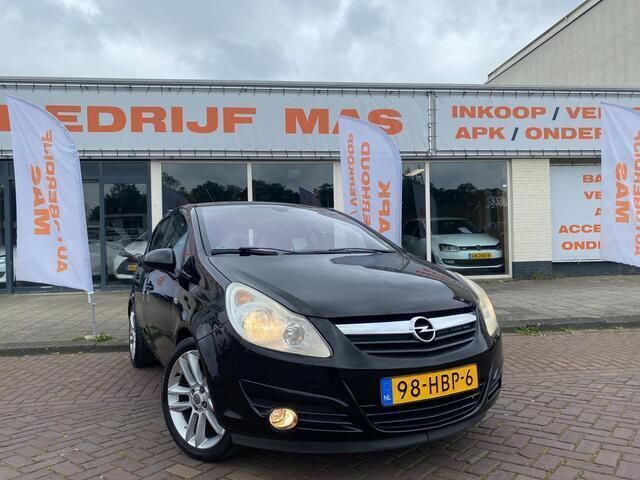 Occasion Opel Corsa Cosmo 90 PK (66 kW) 2008 Zwart Hatchback