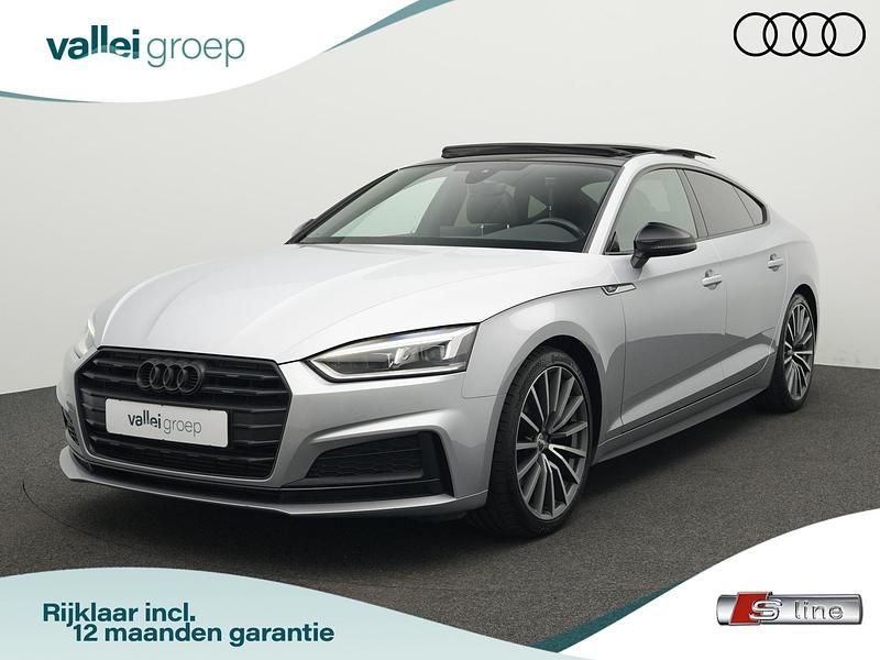Grijs Occasion 2017 Audi A5 Sportback S-Line Hatchback | € 26.900 (Duur) - Afbeelding 1/4