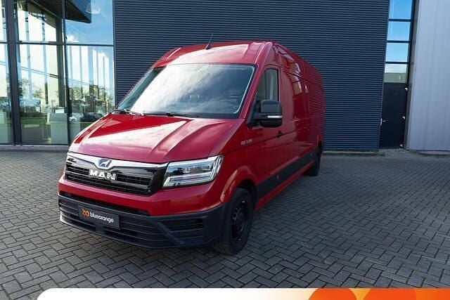 Rood Gebruikt 2021 MAN TGE Van | € 23.900 - Afbeelding 1/4