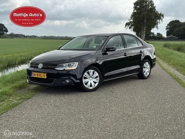 Zwart Gebruikt 2011 VW Jetta Comfortline Sedan | € 3.750 (Eerlijke prijs) - Afbeelding 1/4