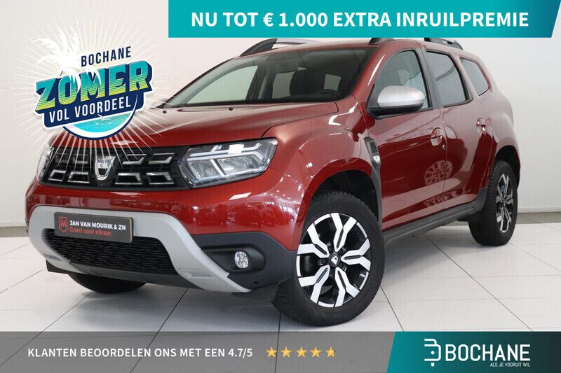 Rood Gebruikt 2021 Dacia Duster Prestige SUV | € 22.535 (Duur) - Afbeelding 1/4