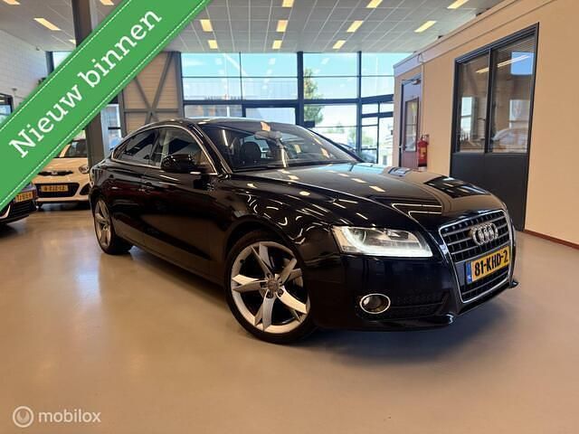 Zwart Gebruikt 2009 Audi A5 Sportback Proline Hatchback | € 8.799 (Iets duurder) - Afbeelding 1/4