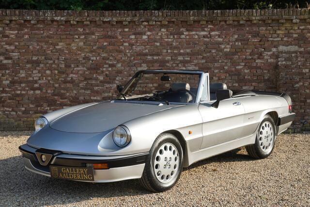 Zilver Gebruikt 1987 Alfa Romeo Spider Quadrifoglio Verde Cabriolet | € 28.500 - Afbeelding 1/4