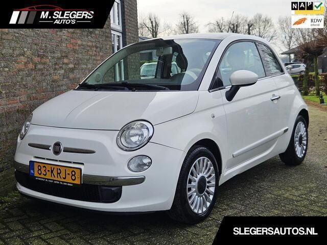 Wit Gebruikt 2010 Fiat 500 Lounge Hatchback | € 5.299 (Eerlijke prijs) - Afbeelding 1/4