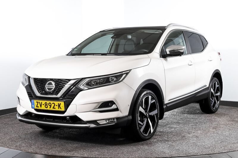 Wit Gebruikt 2019 Nissan Qashqai Tekna SUV | € 23.995 (Eerlijke prijs) - Afbeelding 1/4