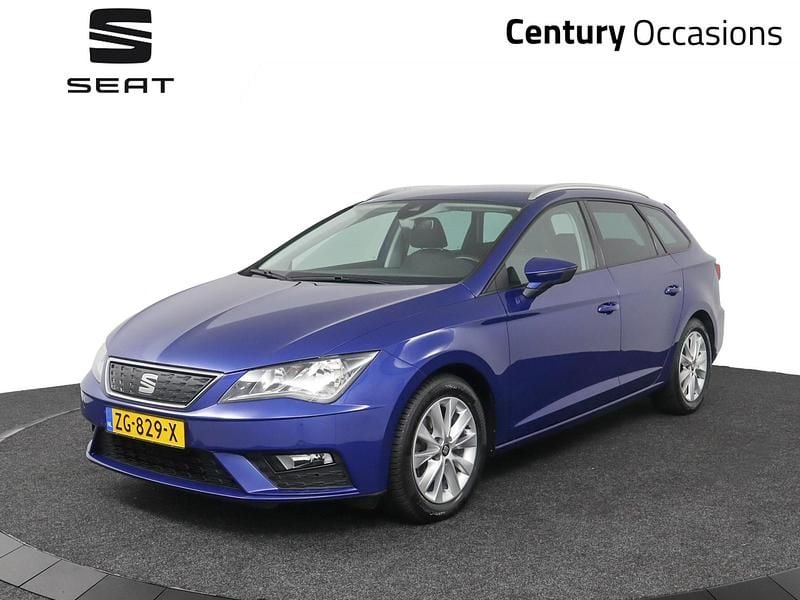 Blauw Gebruikt 2019 Seat Leon Stationwagen | € 17.795 (Eerlijke prijs) - Afbeelding 1/4