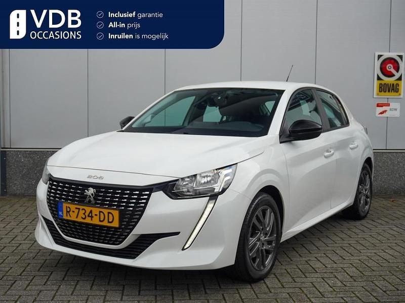 Wit Gebruikt 2022 Peugeot 208 Active Hatchback | € 14.980 (Goede deal) - Afbeelding 1/4