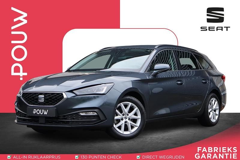 Grijs Occasion 2022 Seat Leon Business Stationwagen | € 20.950 (Eerlijke prijs) - Afbeelding 1/4
