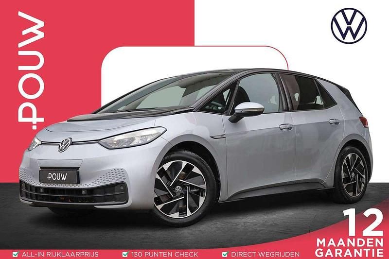 Grijs Gebruikt 2020 VW ID.3 Life Hatchback | € 18.450 (Eerlijke prijs) - Afbeelding 1/4